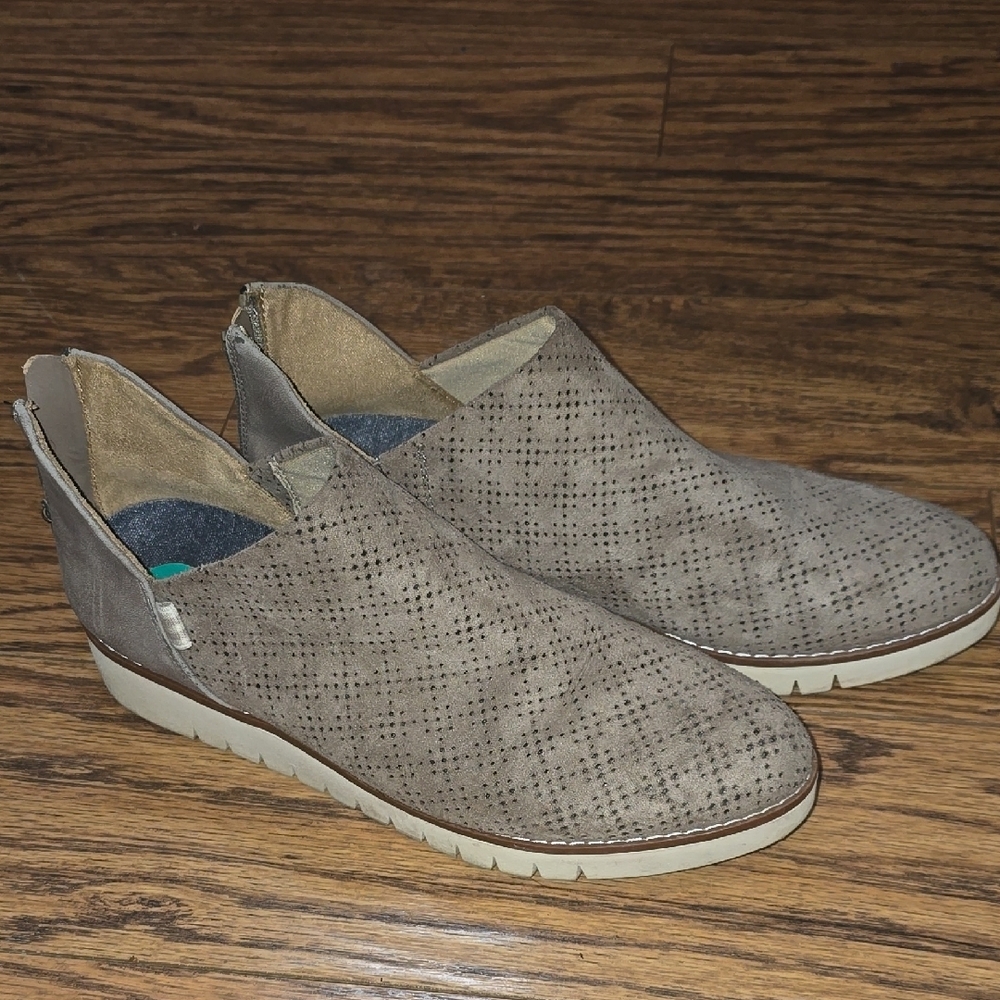 Gray Slip-On Loafers